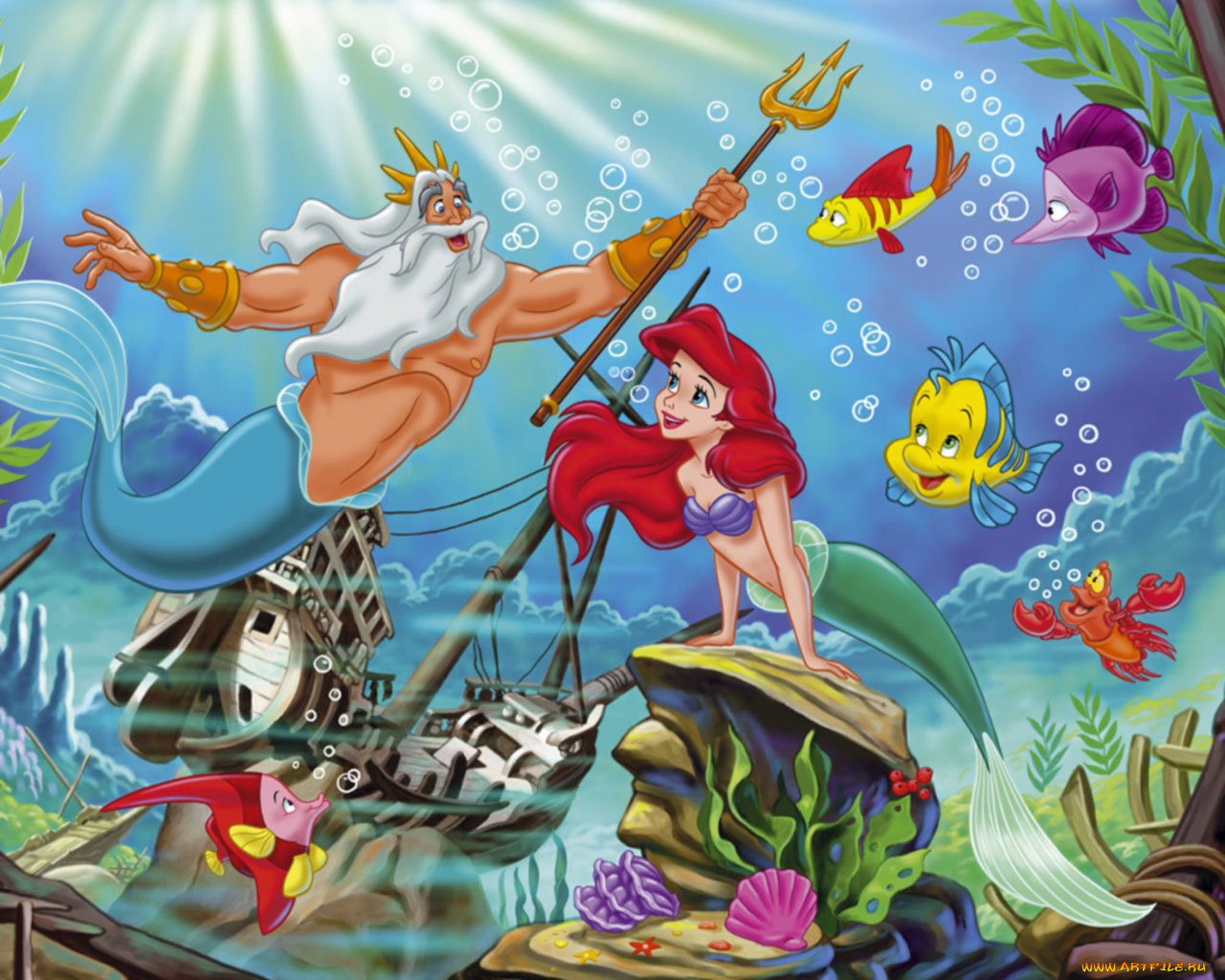 , the, little, mermaid